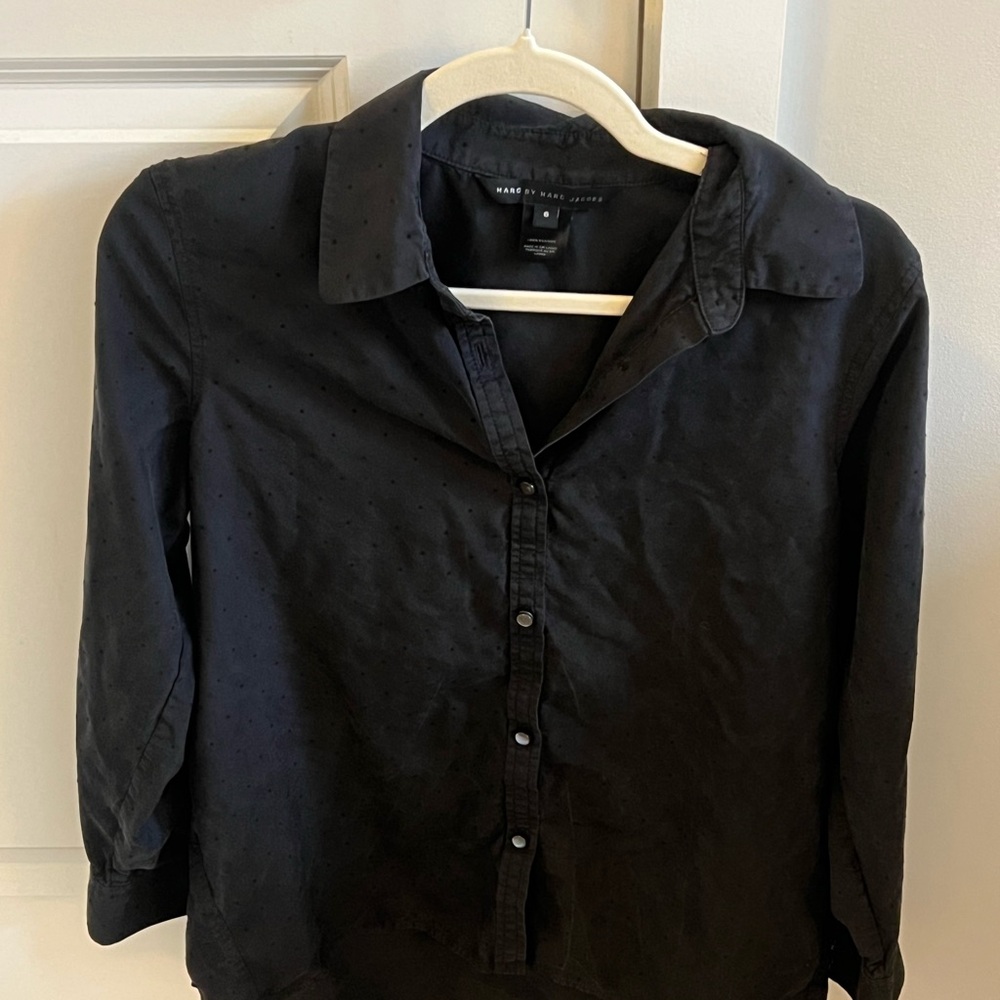 Marc By Marc Jacobs Dark Button-Down Shirt